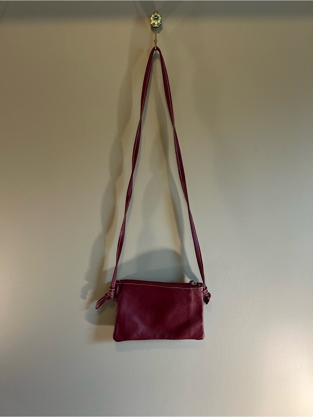 Ibiz Roma-Artigianato in cuoio | Elisa Nepi |Italian Leather Bag in Burgundy